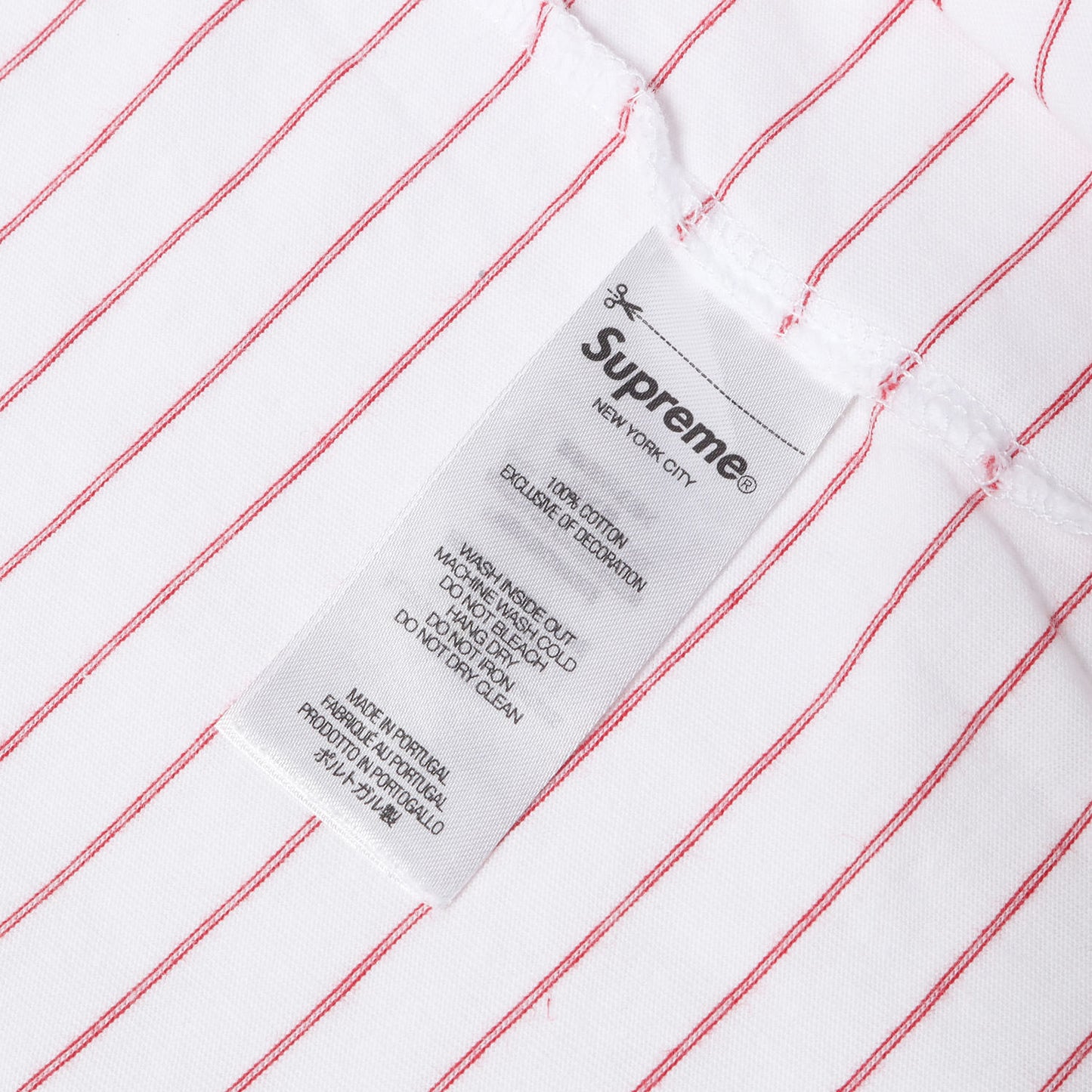 25SS フロッキープリント ボーダー Tシャツ(Bubble S/S Top)