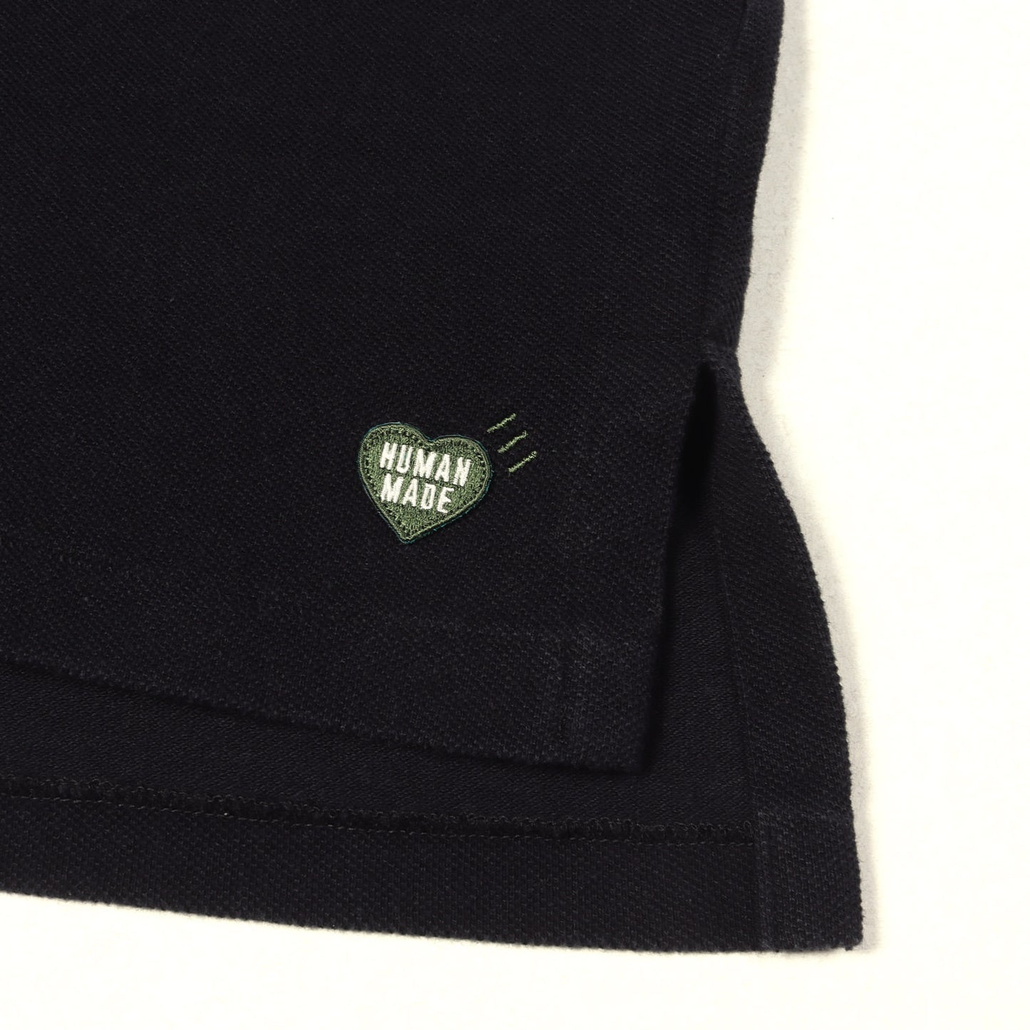 25SS ハートパッチ ビッグサイズ 鹿の子 ポロシャツ(BIG POLO SHIRT)