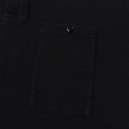 25SS ハートパッチ ビッグサイズ 鹿の子 ポロシャツ(BIG POLO SHIRT)