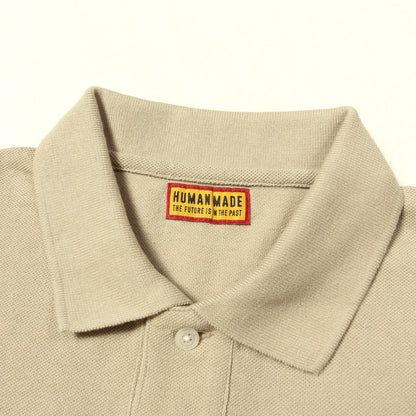 25SS ハートパッチ ビッグサイズ 鹿の子 ポロシャツ(BIG POLO SHIRT)