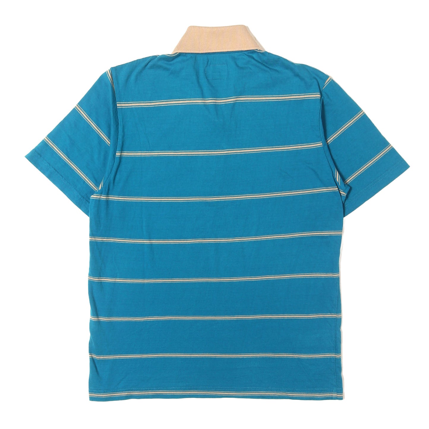 ロゴ刺繍 ボーダー ポロシャツ(Stripe Polo)