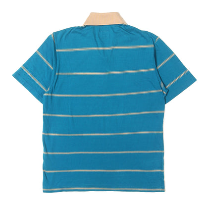 ロゴ刺繍 ボーダー ポロシャツ(Stripe Polo)