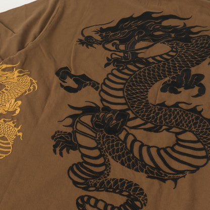 26SS ドラゴン刺繍 鹿の子 ポロシャツ(The Great China Wall Dragon Polo)