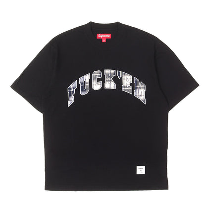 26SS チェック柄 FUCK'EMロゴ Tシャツ(Fuck Em Plaid S/S Top)