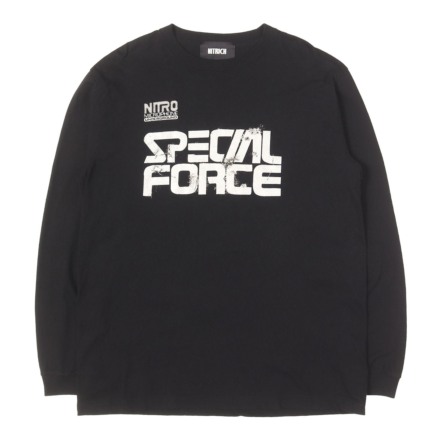NITRICH SPECIAL FORCEロゴ ロングスリーブ Tシャツ