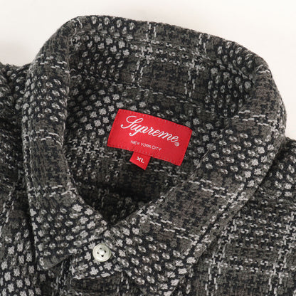 23SS バスケット ウィーブ チェック シャツ(Basket Weave Plaid Shirt)