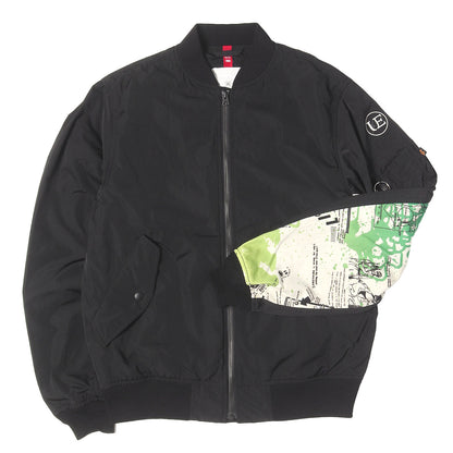 21SS ×fragment design ×ASGER JORN ×ALPHA 袖カスタム MA-1 フライトジャケット(MA-1 JACKET)