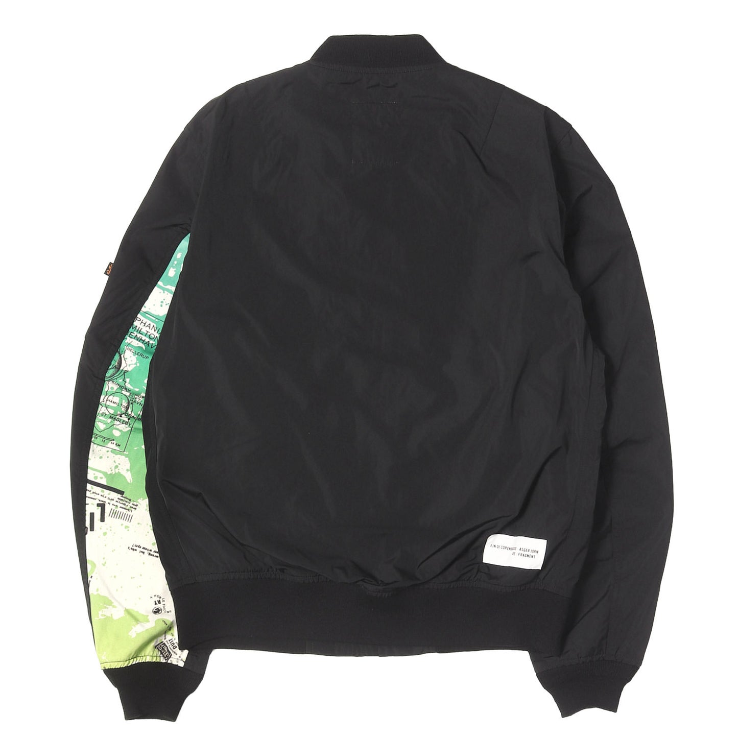 21SS ×fragment design ×ASGER JORN ×ALPHA 袖カスタム MA-1 フライトジャケット(MA-1 JACKET)