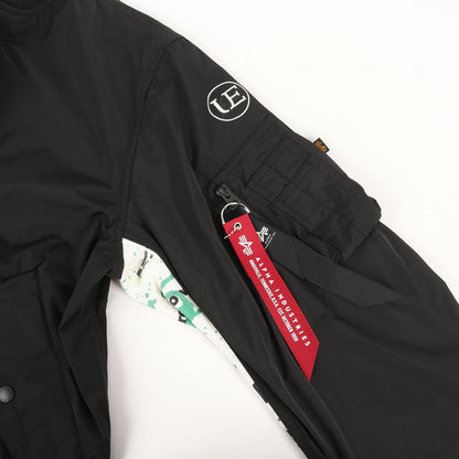 21SS ×fragment design ×ASGER JORN ×ALPHA 袖カスタム MA-1 フライトジャケット(MA-1 JACKET)