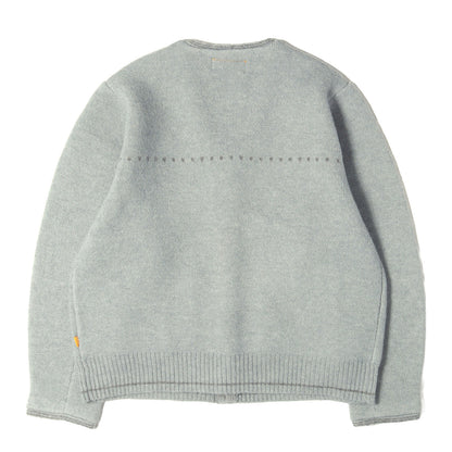 25AW チェーン刺繍ロゴ ニット カーディガン(JULIAN CARDIGAN)