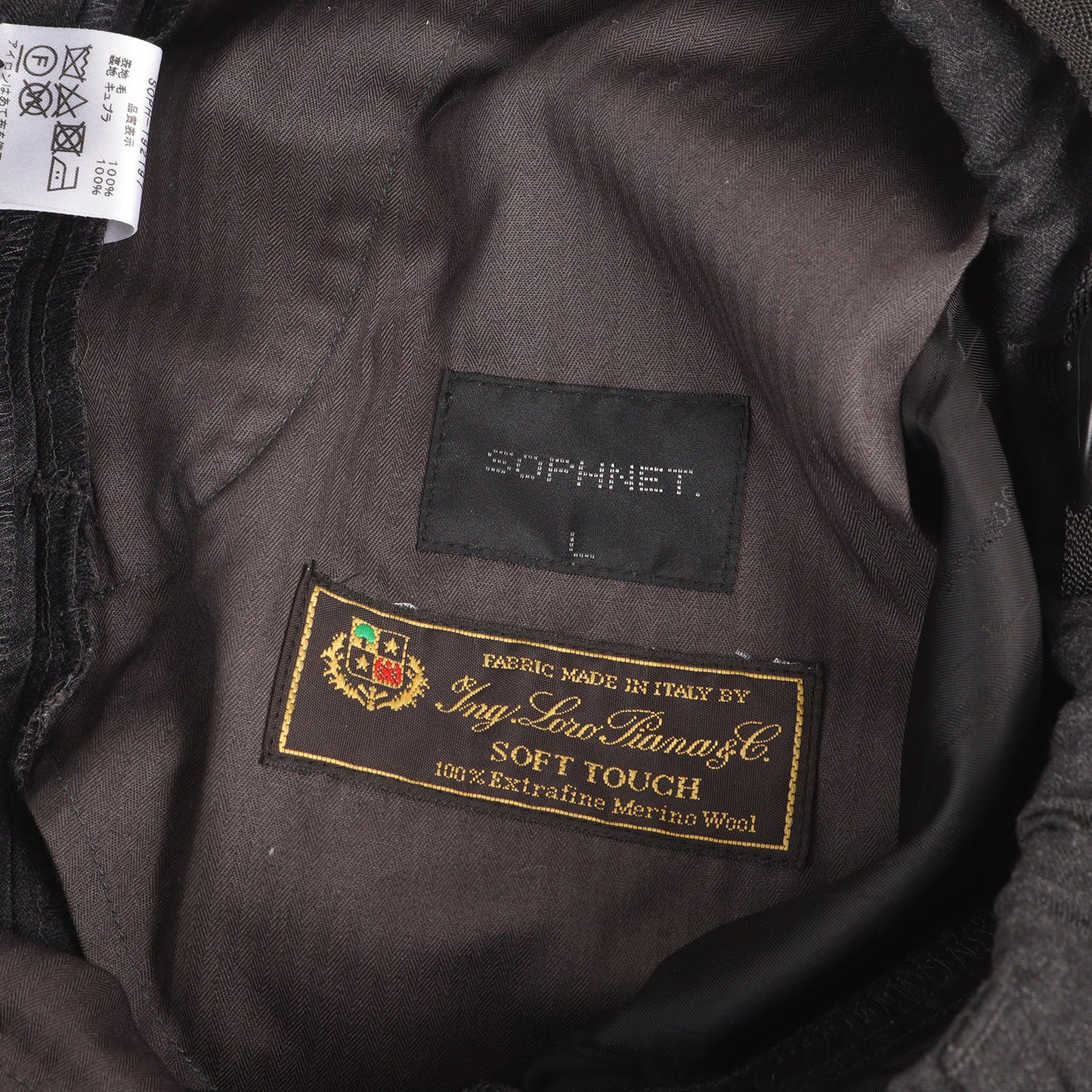 ×GRAMICCI ×Loro Piana ウール イージー スラックスパンツ(EASY SLACKS)