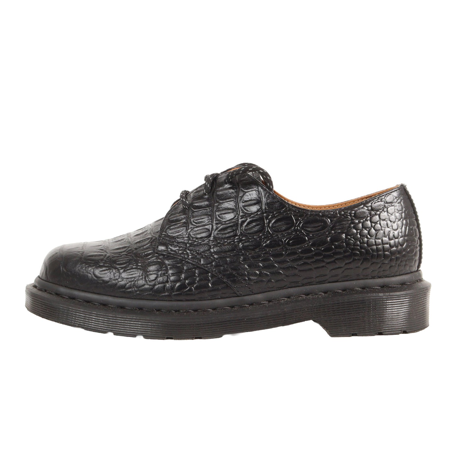 21SS ×Dr.Martens ×END. クロコ型押しレザー 3ホール シューズ(1461 3EYE SHOES)