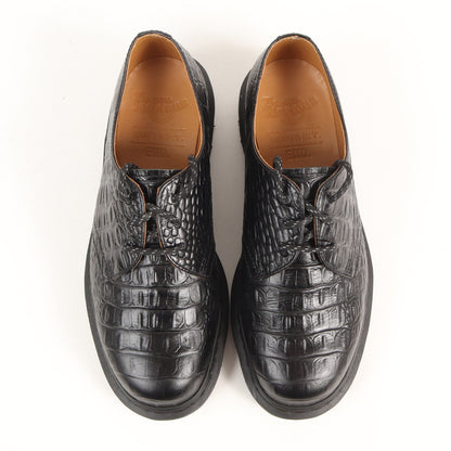 21SS ×Dr.Martens ×END. クロコ型押しレザー 3ホール シューズ(1461 3EYE SHOES)