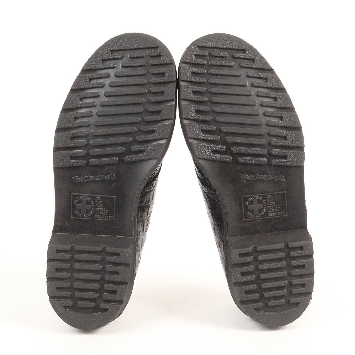 21SS ×Dr.Martens ×END. クロコ型押しレザー 3ホール シューズ(1461 3EYE SHOES)