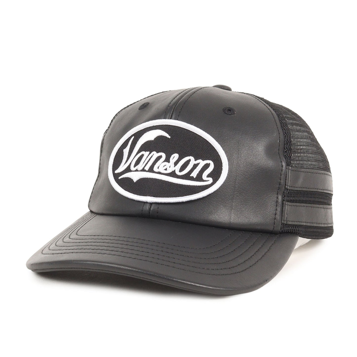 25AW ×VANSON レザー メッシュキャップ(Leathers Mesh Back 6-Panel)