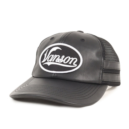25AW ×VANSON レザー メッシュキャップ(Leathers Mesh Back 6-Panel)