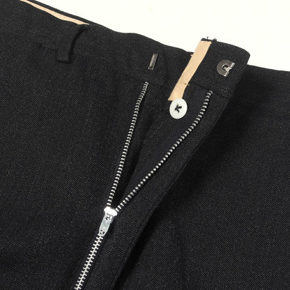 [CONMAR アルミジッパー] 60s ウールツイル ワイド スラックス パンツ