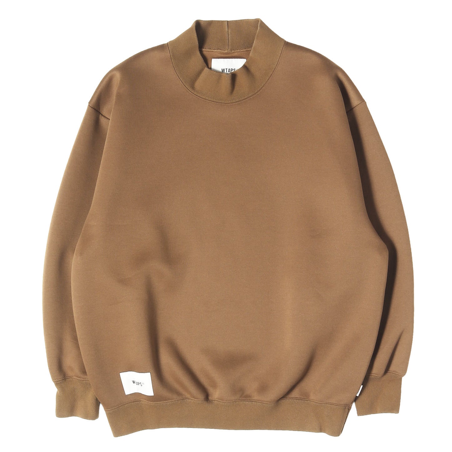 23AW ロゴ刺繍 モックネック スウェット(MOCK NECK / SWEATER / POLY. FORTLESS)