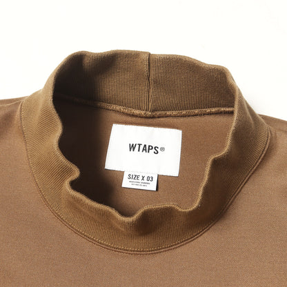 23AW ロゴ刺繍 モックネック スウェット(MOCK NECK / SWEATER / POLY. FORTLESS)