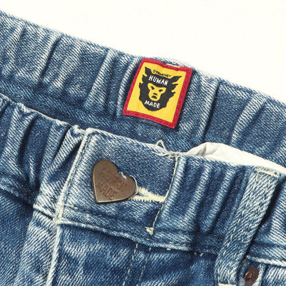 ヴィンテージ加工 ペインター イージー デニム スウェットパンツ(RELAX DENIM PANTS)