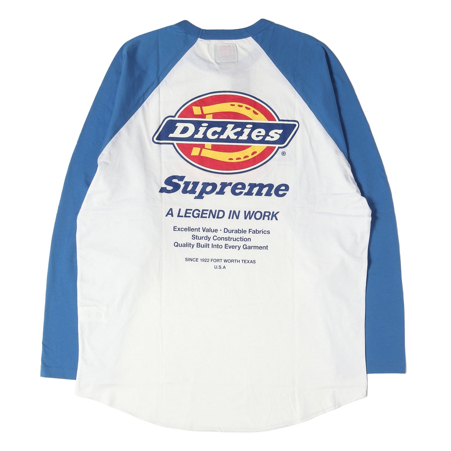 24AW ×Dickies ラグラン ロングスリーブ Tシャツ(Raglan L/S Top)