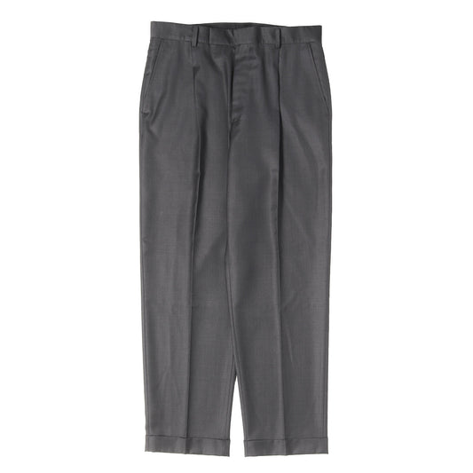 ×Ermenegildo Zegna プリーツ ウール スラックスパンツ(PLEATED TROUSERS)