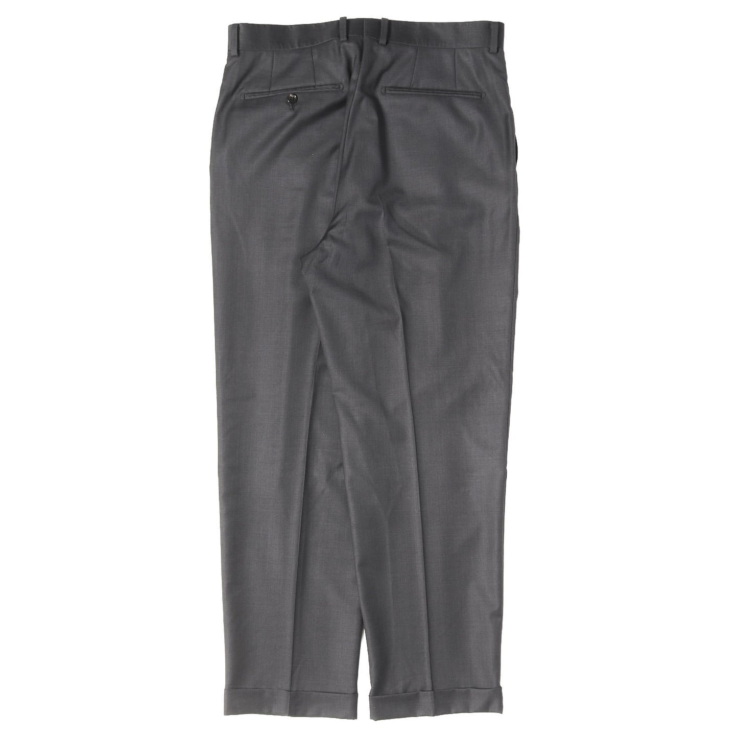 ×Ermenegildo Zegna プリーツ ウール スラックスパンツ(PLEATED TROUSERS)