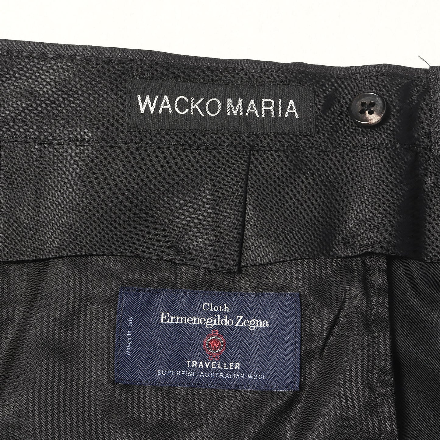 ×Ermenegildo Zegna プリーツ ウール スラックスパンツ(PLEATED TROUSERS)