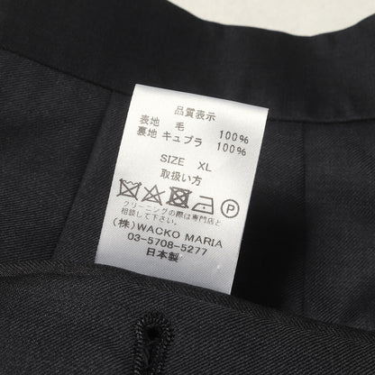 ×Ermenegildo Zegna プリーツ ウール スラックスパンツ(PLEATED TROUSERS)