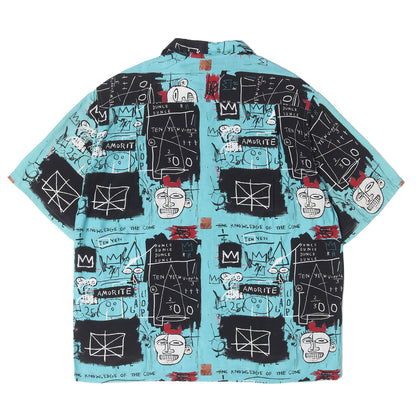 24SS ×JEAN-MICHEL BASQUIAT レーヨン ハワイアンシャツ / アロハシャツ(S/S HAWAIIAN SHIRT)