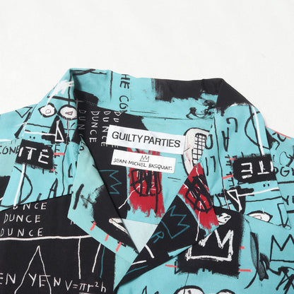 24SS ×JEAN-MICHEL BASQUIAT レーヨン ハワイアンシャツ / アロハシャツ(S/S HAWAIIAN SHIRT)