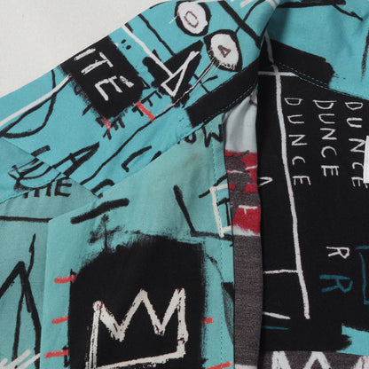 24SS ×JEAN-MICHEL BASQUIAT レーヨン ハワイアンシャツ / アロハシャツ(S/S HAWAIIAN SHIRT)
