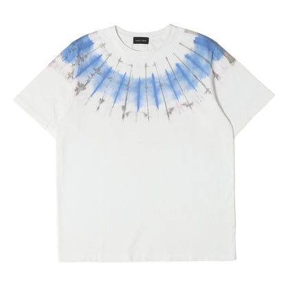 タイダイ染め デザイン Tシャツ(tie-dye s/s white tee)