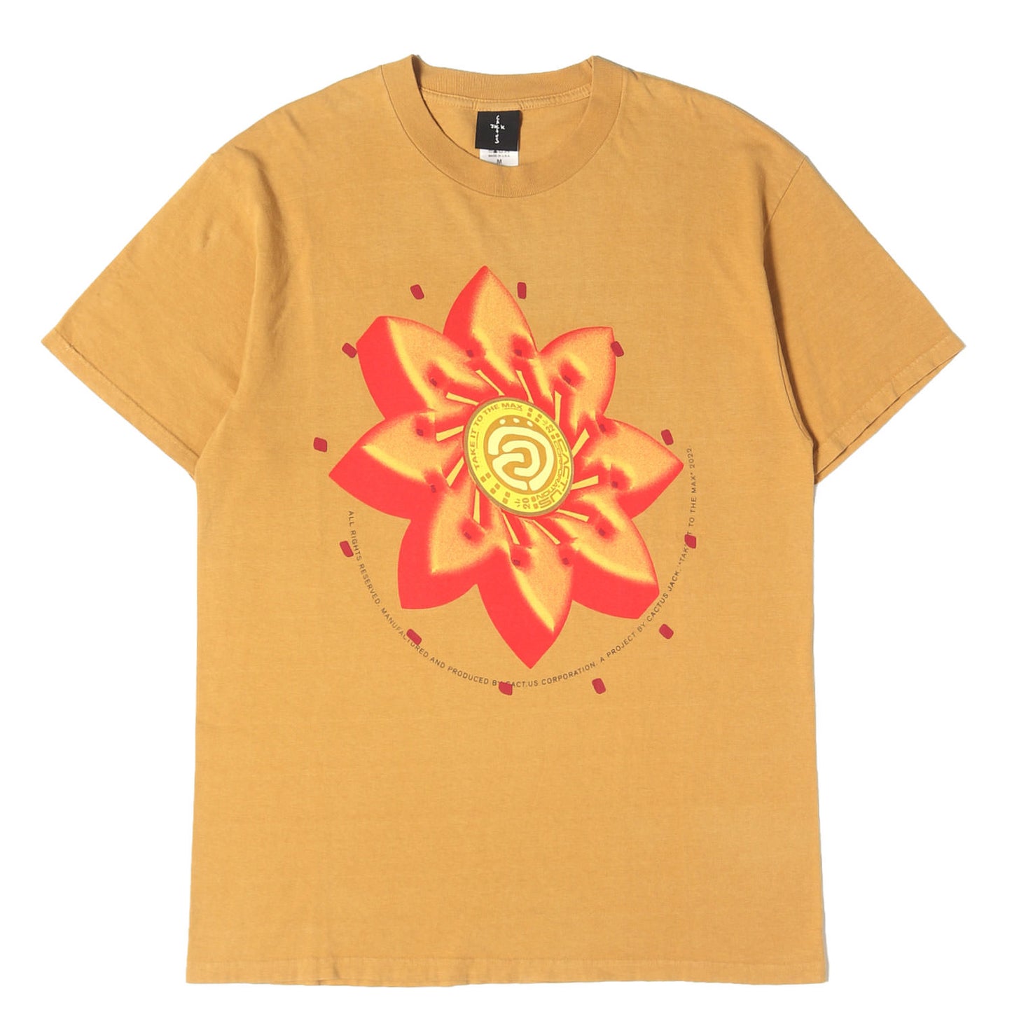 Cactus Jack フラワー グラフィック Tシャツ