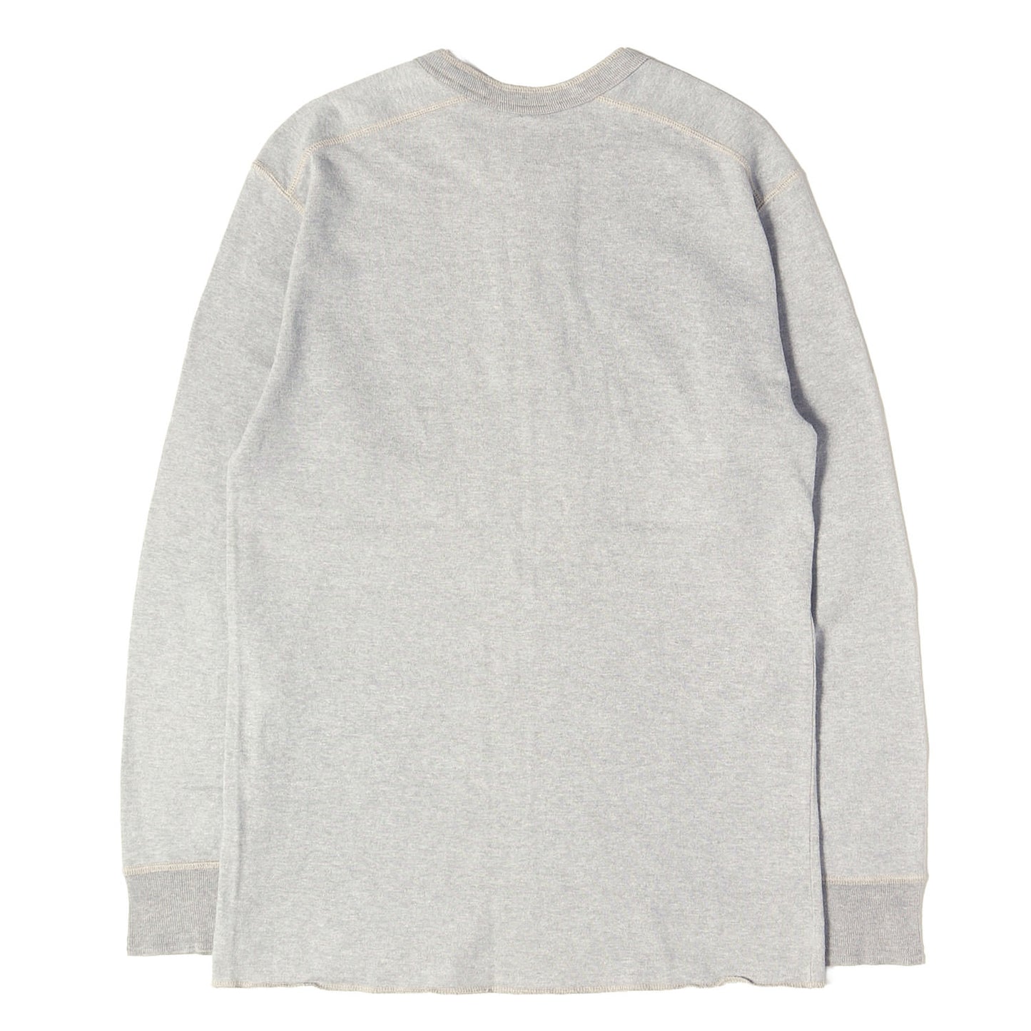 ヘンリーネック 無地 ロングスリーブ Tシャツ