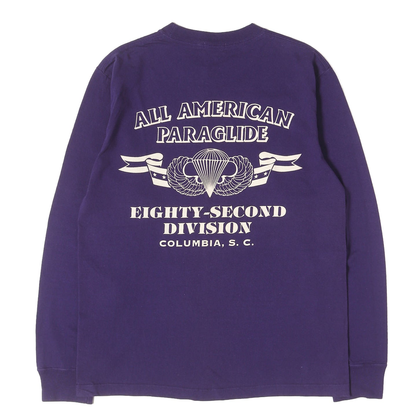 AIR BORNE ミリタリープリント ロングスリーブ Tシャツ