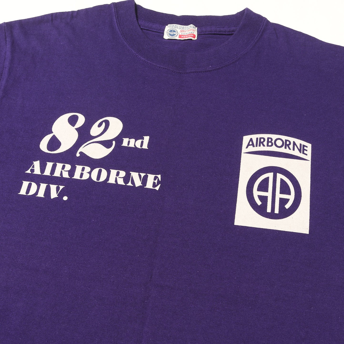 AIR BORNE ミリタリープリント ロングスリーブ Tシャツ