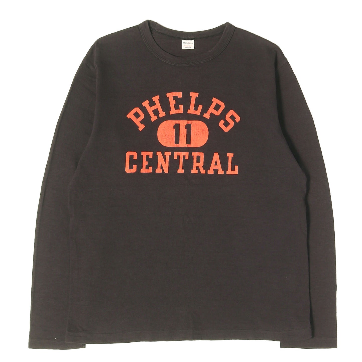 カレッジロゴ ロングスリーブ クルーネック Tシャツ
