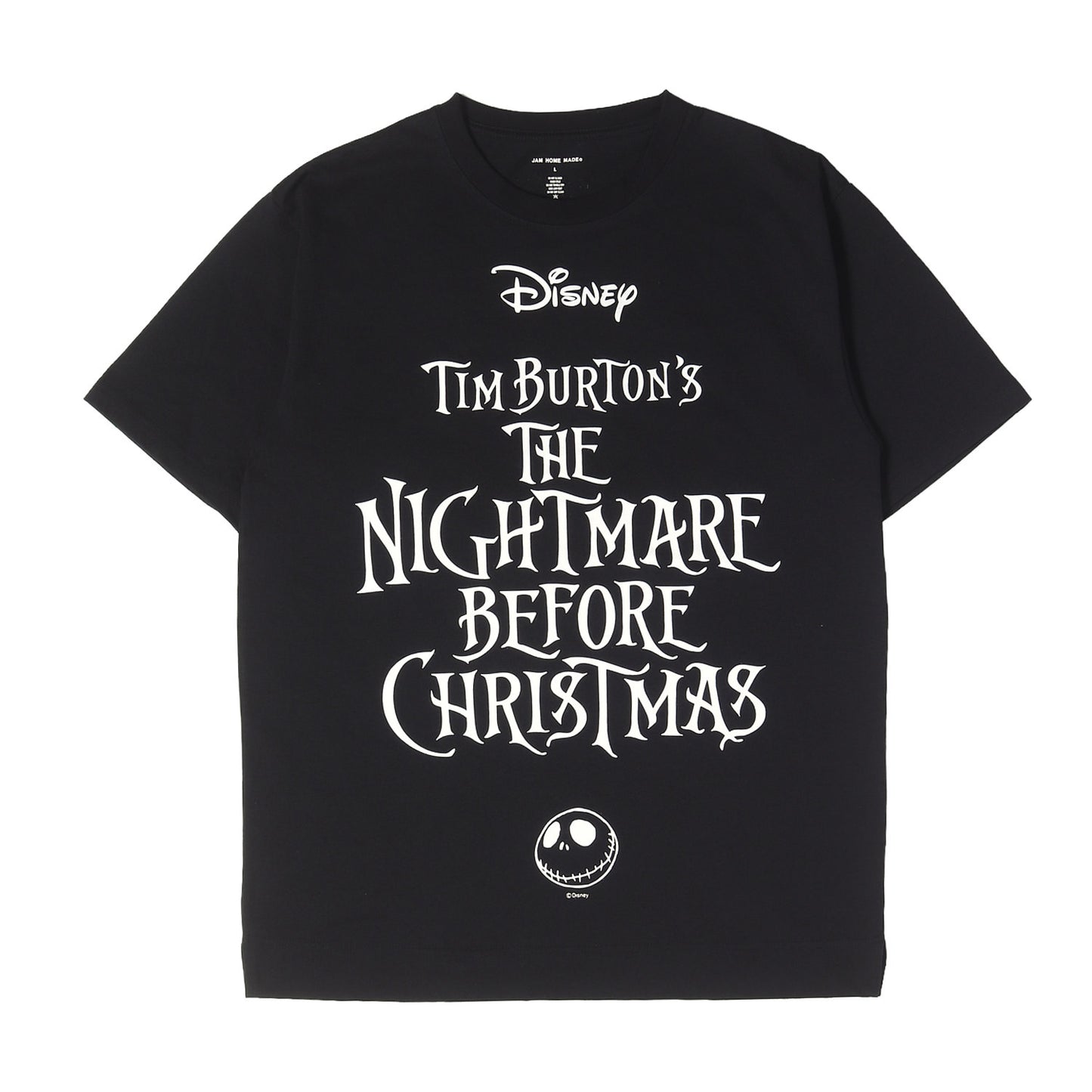 25SS ×JAM HOME MADE ×The Nightmare Before Christmas クルーネック Tシャツ