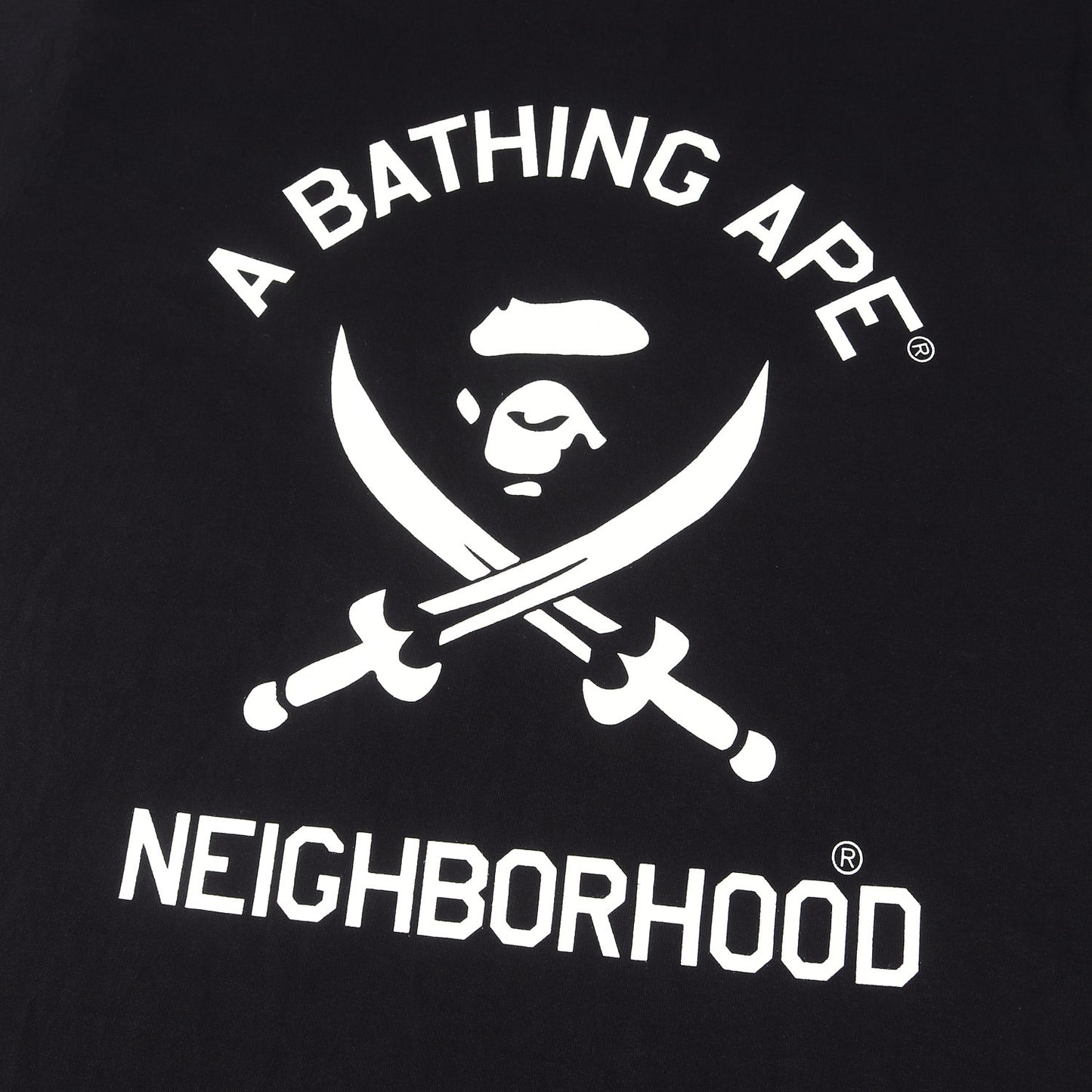 24AW ×NEIGHBORHOOD 猿顔 クロスソード Tシャツ