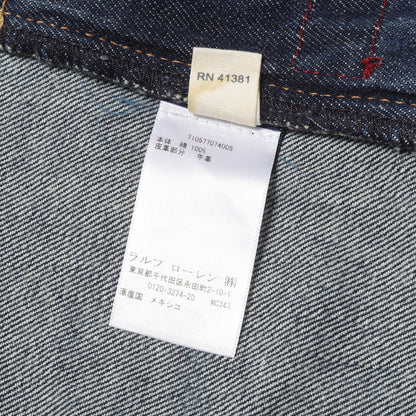 ヴィンテージ加工 ストレート デニムパンツ