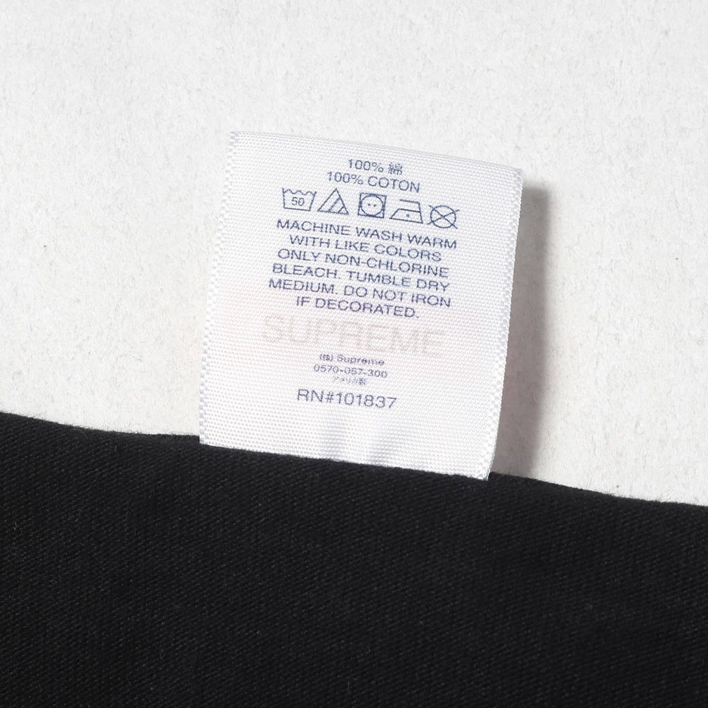 22AW オーバルロゴ Tシャツ(Warning Tee)