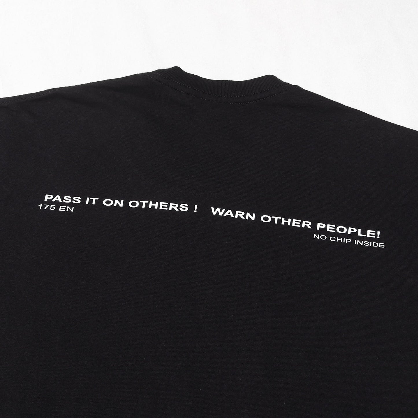 22AW オーバルロゴ Tシャツ(Warning Tee)
