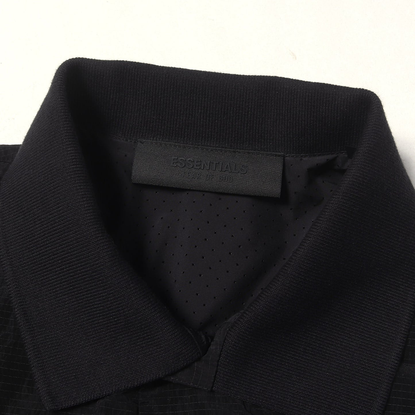 FOG ESSENTIALS オーバーサイズ リップストップナイロン ポロシャツ(Ripstop Nylon Polo)