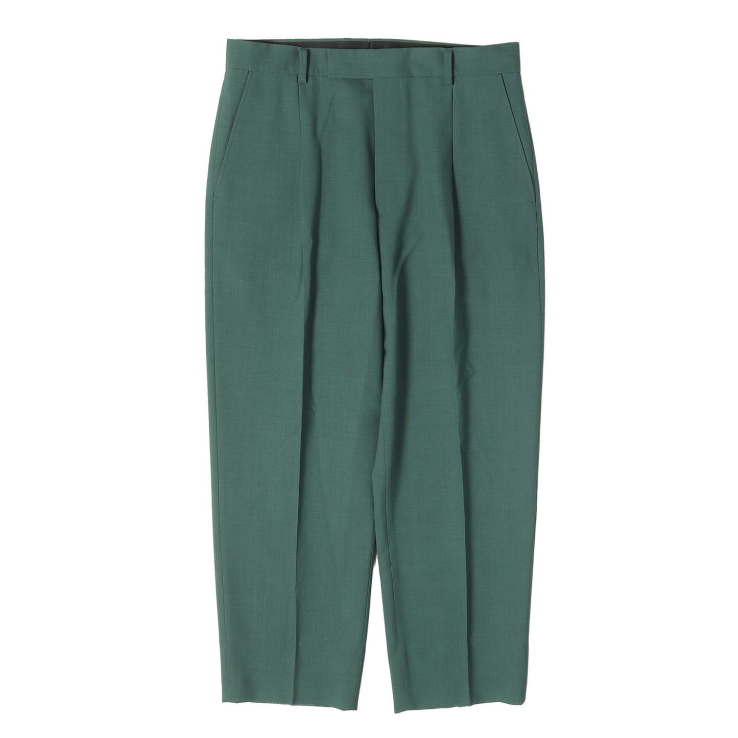 ×DORMEUIL プリーツ ウール スラックスパンツ(PLEATED TROUSERS)
