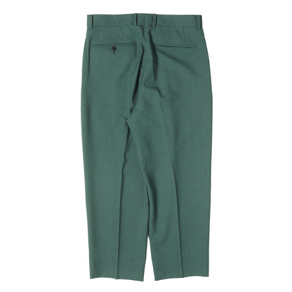×DORMEUIL プリーツ ウール スラックスパンツ(PLEATED TROUSERS)