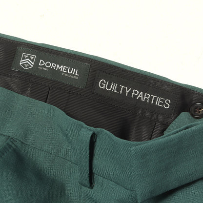 ×DORMEUIL プリーツ ウール スラックスパンツ(PLEATED TROUSERS)