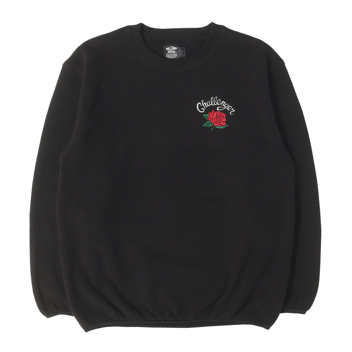 25AW ローズ刺繍 クルーネック フリース(ROSE C/N FLEECE)