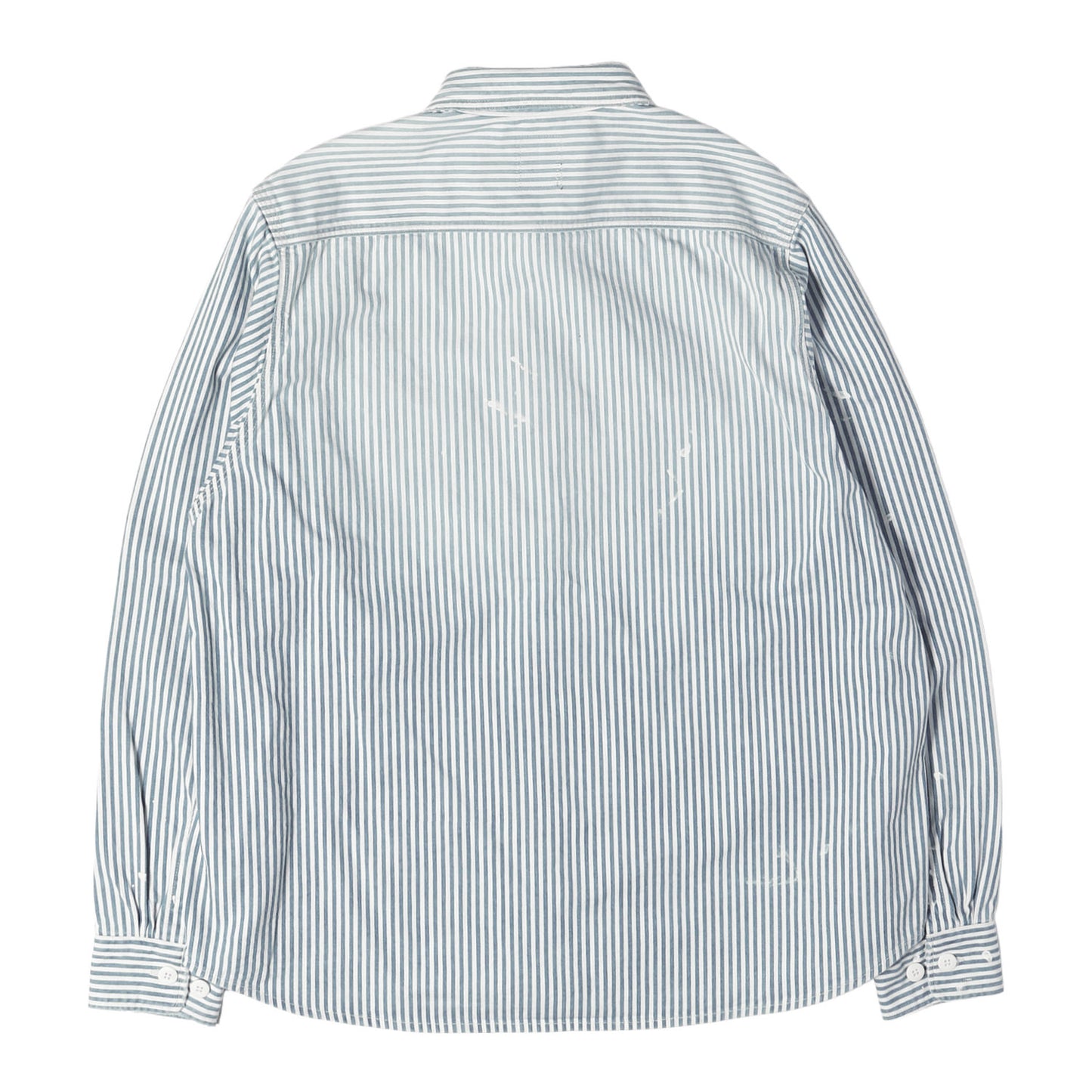 26SS I.C.T ペンキ加工 ヒッコリー ワークシャツ(LARRIKAN HICKORY L/S CRASH)