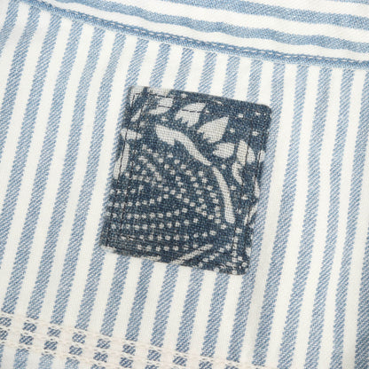 26SS I.C.T ペンキ加工 ヒッコリー ワークシャツ(LARRIKAN HICKORY L/S CRASH)